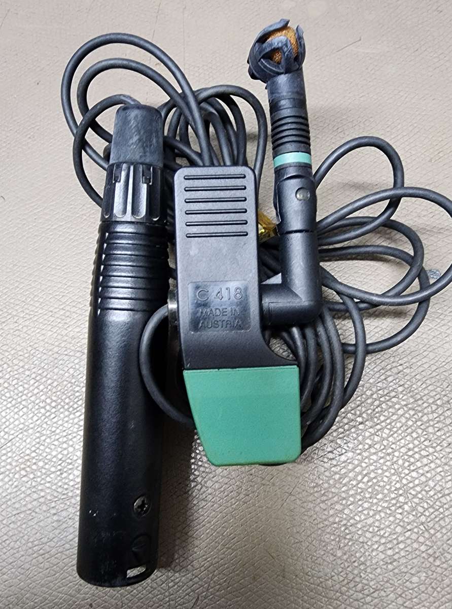 AKG Drum Kit Microphone Set : 1 x D112 & 5 X C418 (Secondhand)