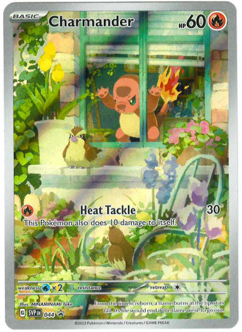 Charmander SVP044 Illustration Rare Promo - Pokemon Bundle
