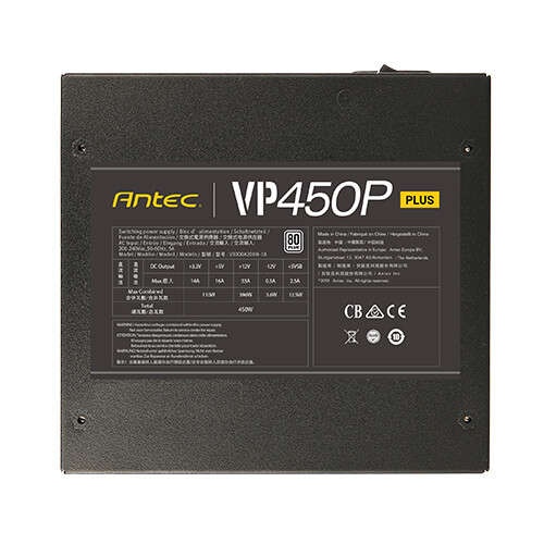 Antec VP450P PLUS Non-Modular Desktop PSU