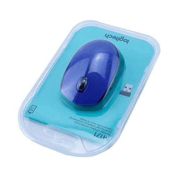 Logitech M171 Wireless Mouse (BLUE)