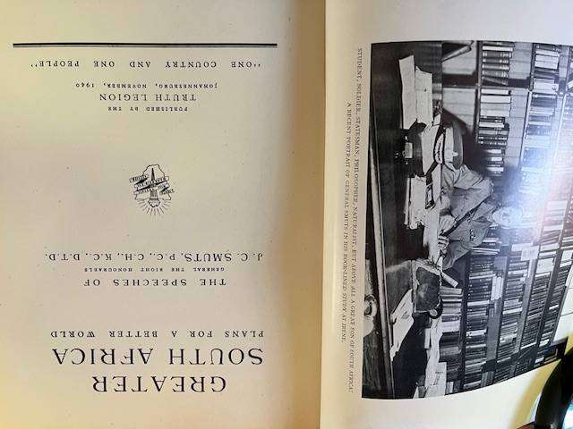 The Speeches of General The Rt Hon. J.C. Smuts ( Signed by J C Smuts)