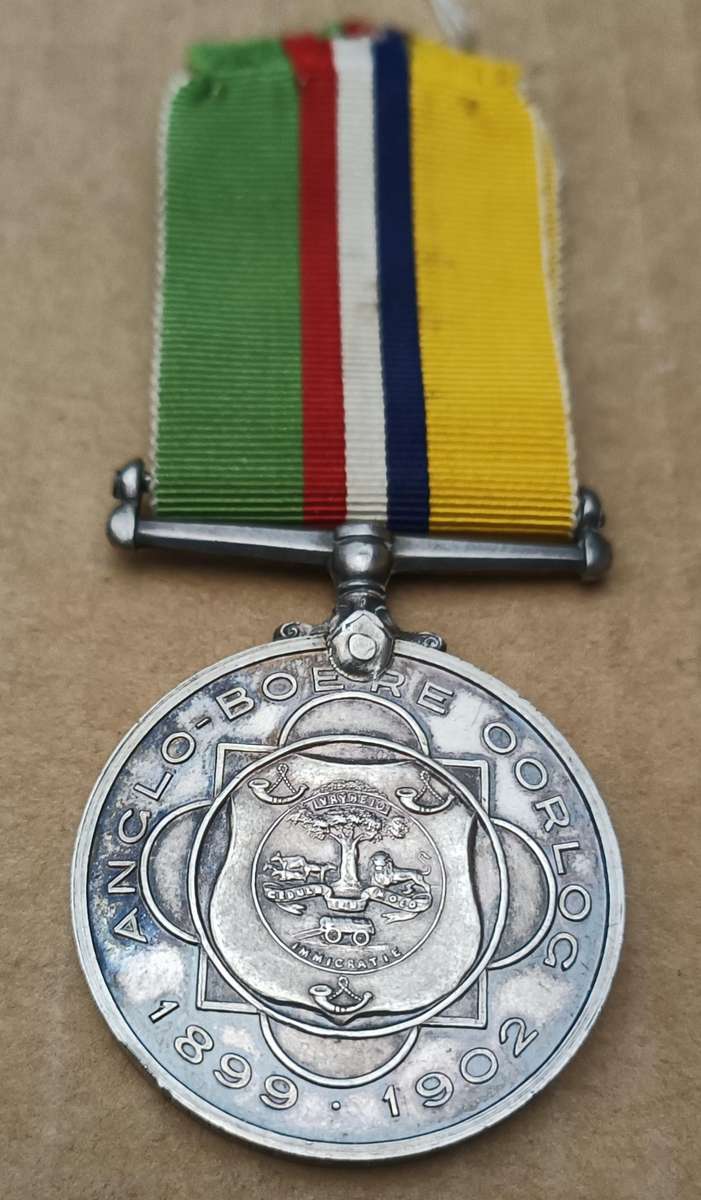 BOER WAR ABO MEDAL - BURGER JJ BEKKER