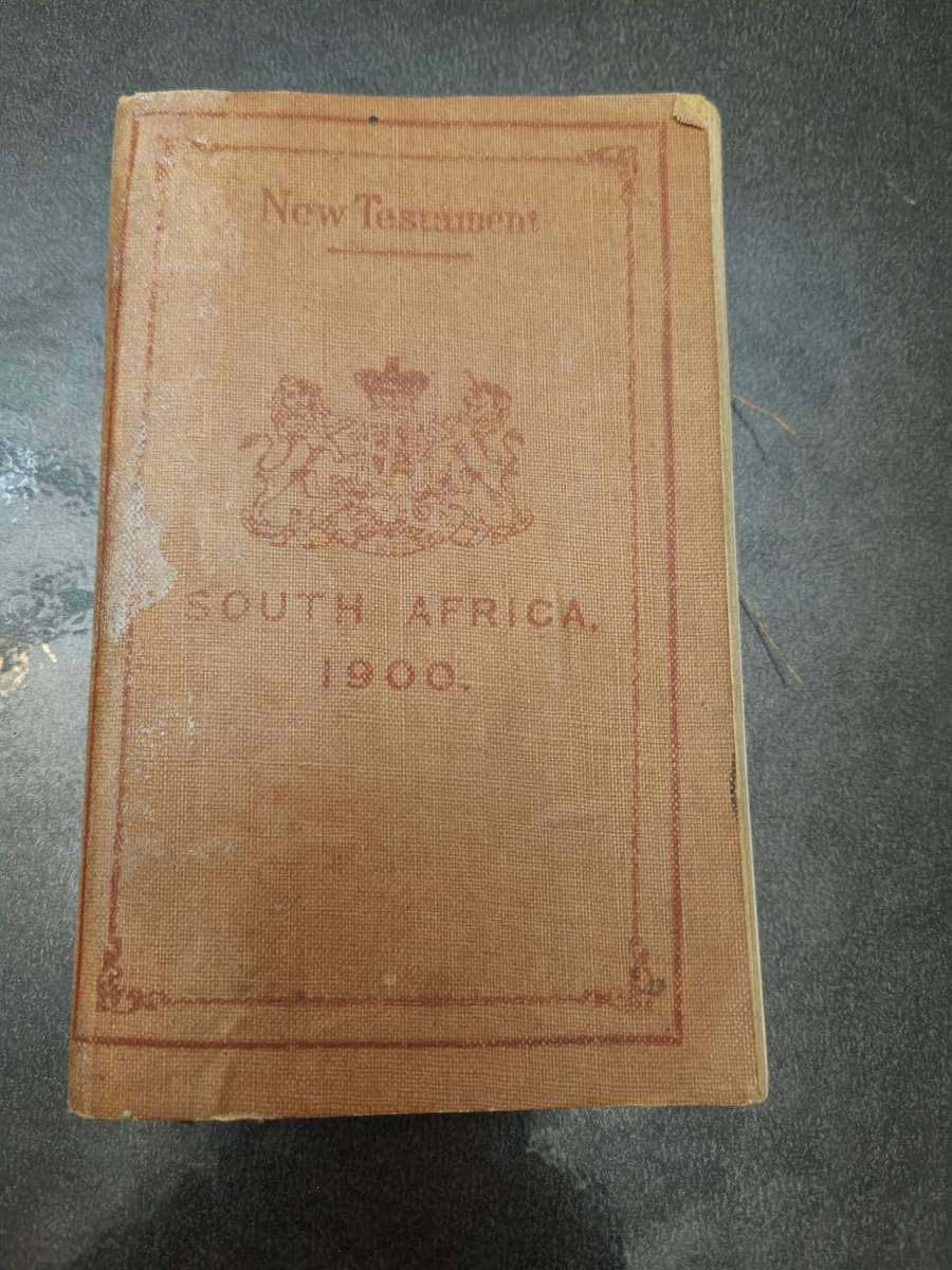 1900 BOER WAR BIBLE - NORTHAMPTONSHIRE REGIMENT.- PTE SAMUEL HARRISON