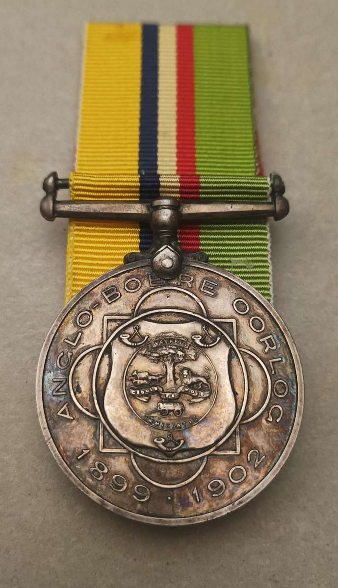 ABO BOER WAR MEDAL TO BURGER HF DUPLESSIS