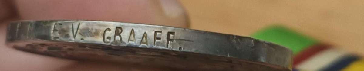 ABO BOER WAR MEDAL TO ARTILLERIST - CAPTURED 24 MARCH 1901.