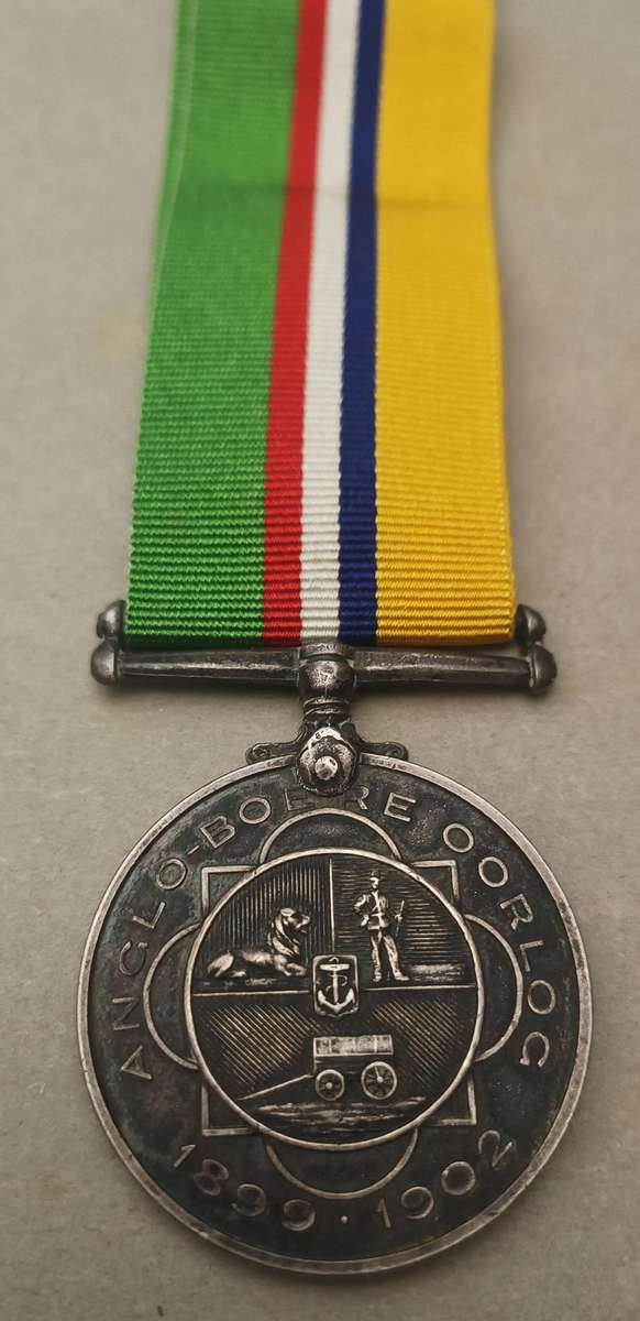 ABO BOER WAR MEDAL TO BURGER JF VAN DER MERWE