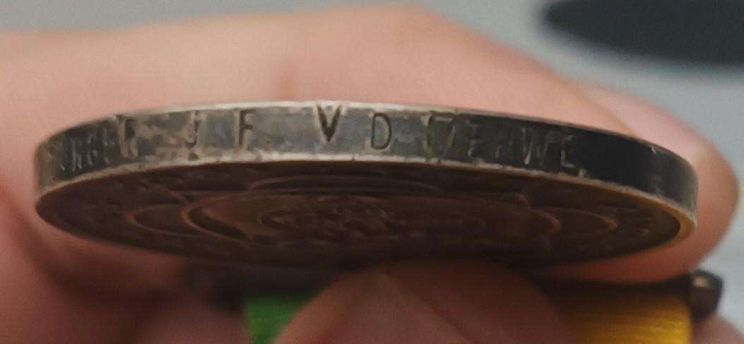 ABO BOER WAR MEDAL TO BURGER JF VAN DER MERWE