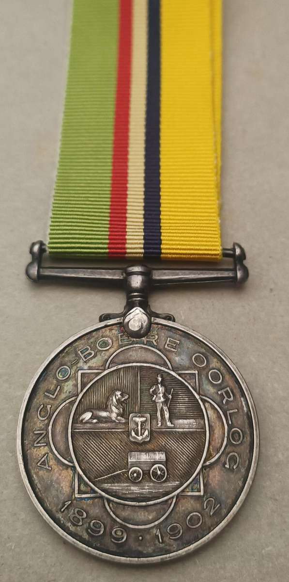 ABO BOER WAR MEDAL TO BURGER IN ERMELO COMMANDO