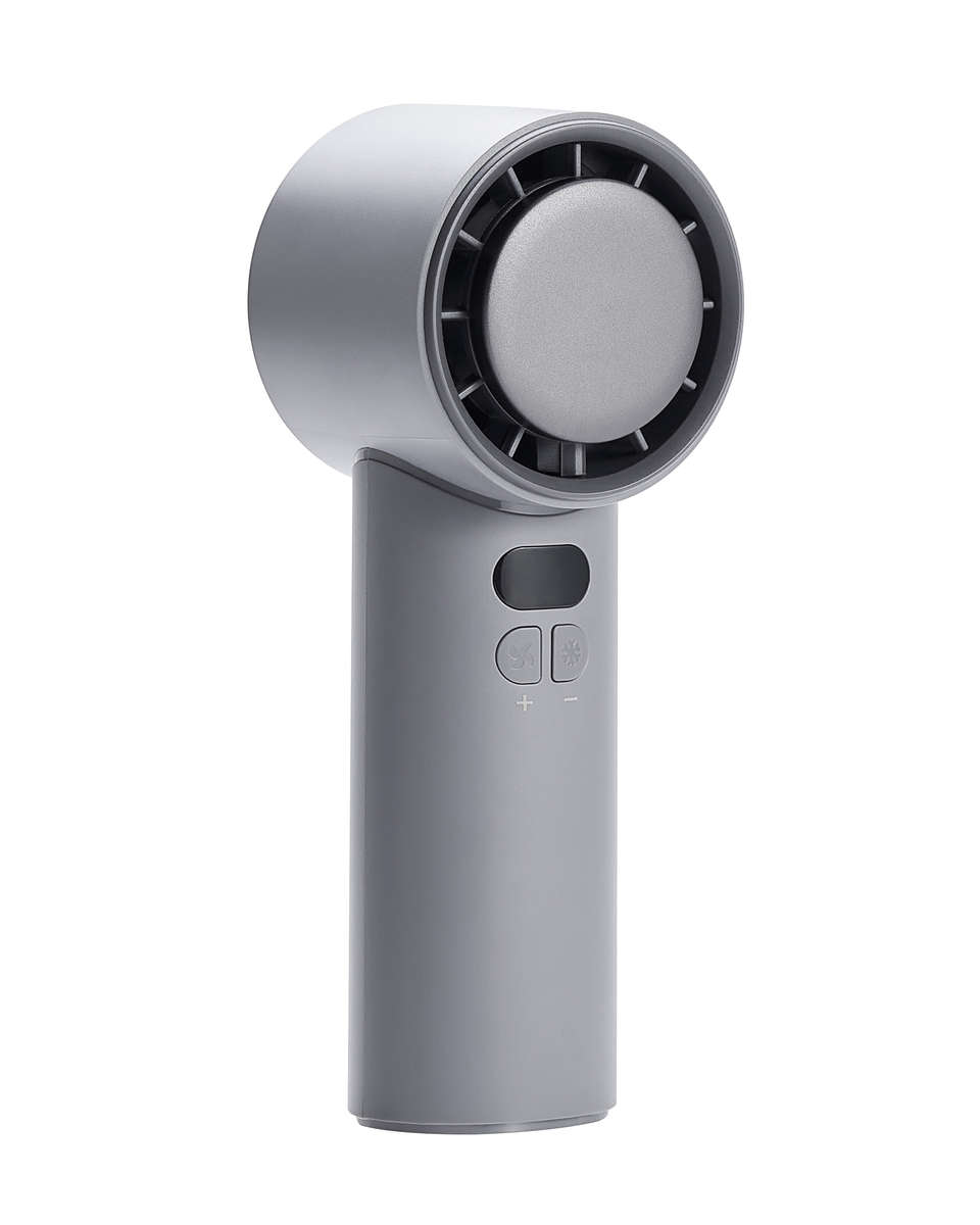 Handheld Turbo Fan with Instant Cooling Pad