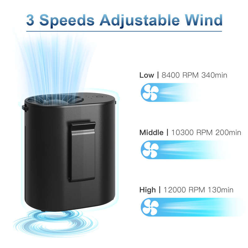 Waist and Neck Wearable Fan