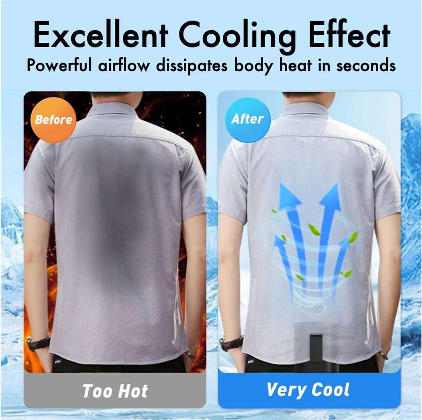 Waist and Neck Wearable Fan