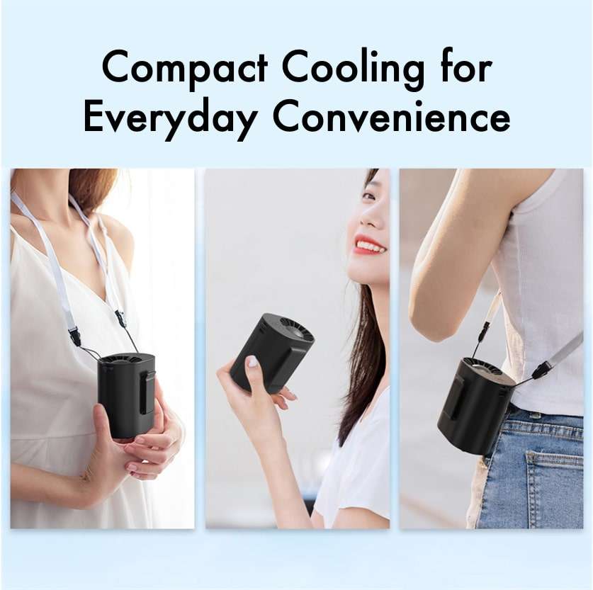 Waist and Neck Wearable Fan