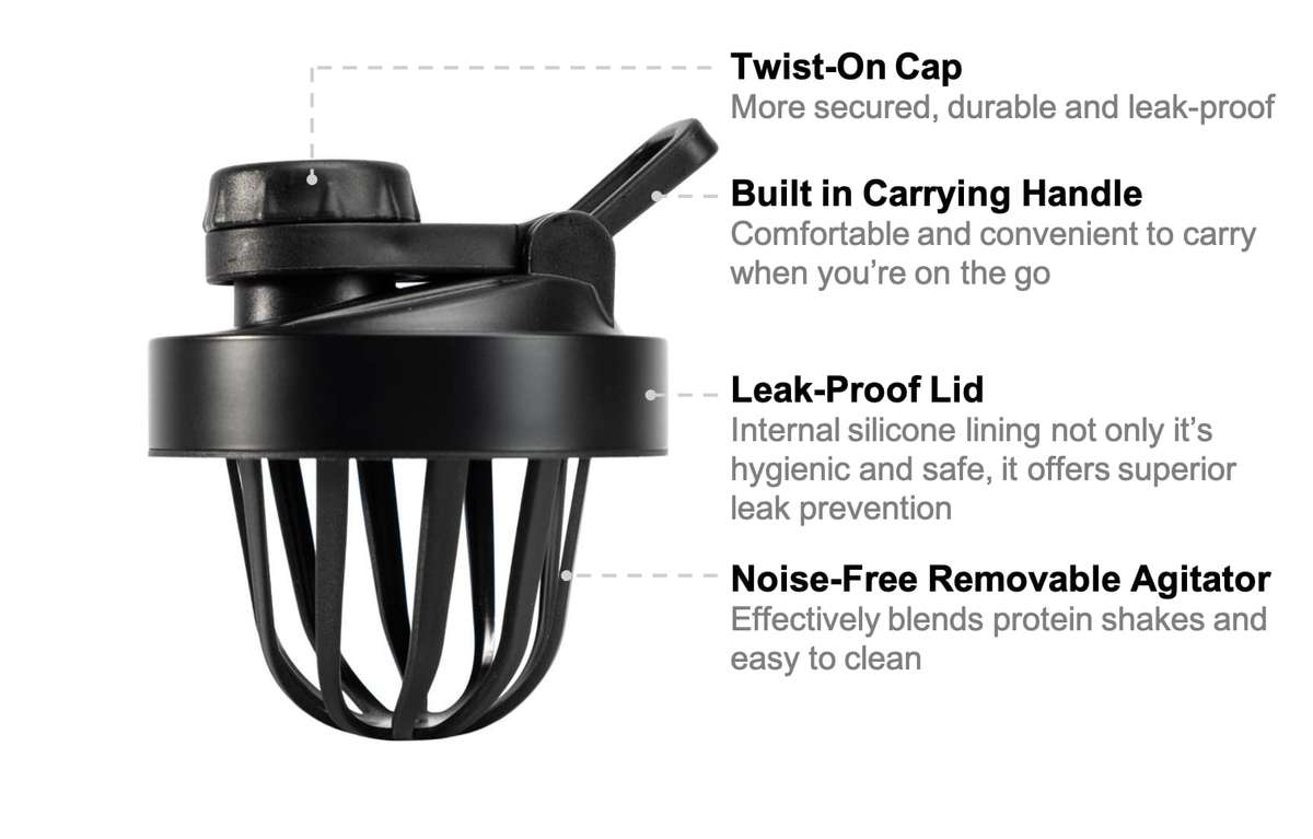 Double-Walled Stainless Steel Shaker Bottle 750ml| Insulated & Leak-Proof