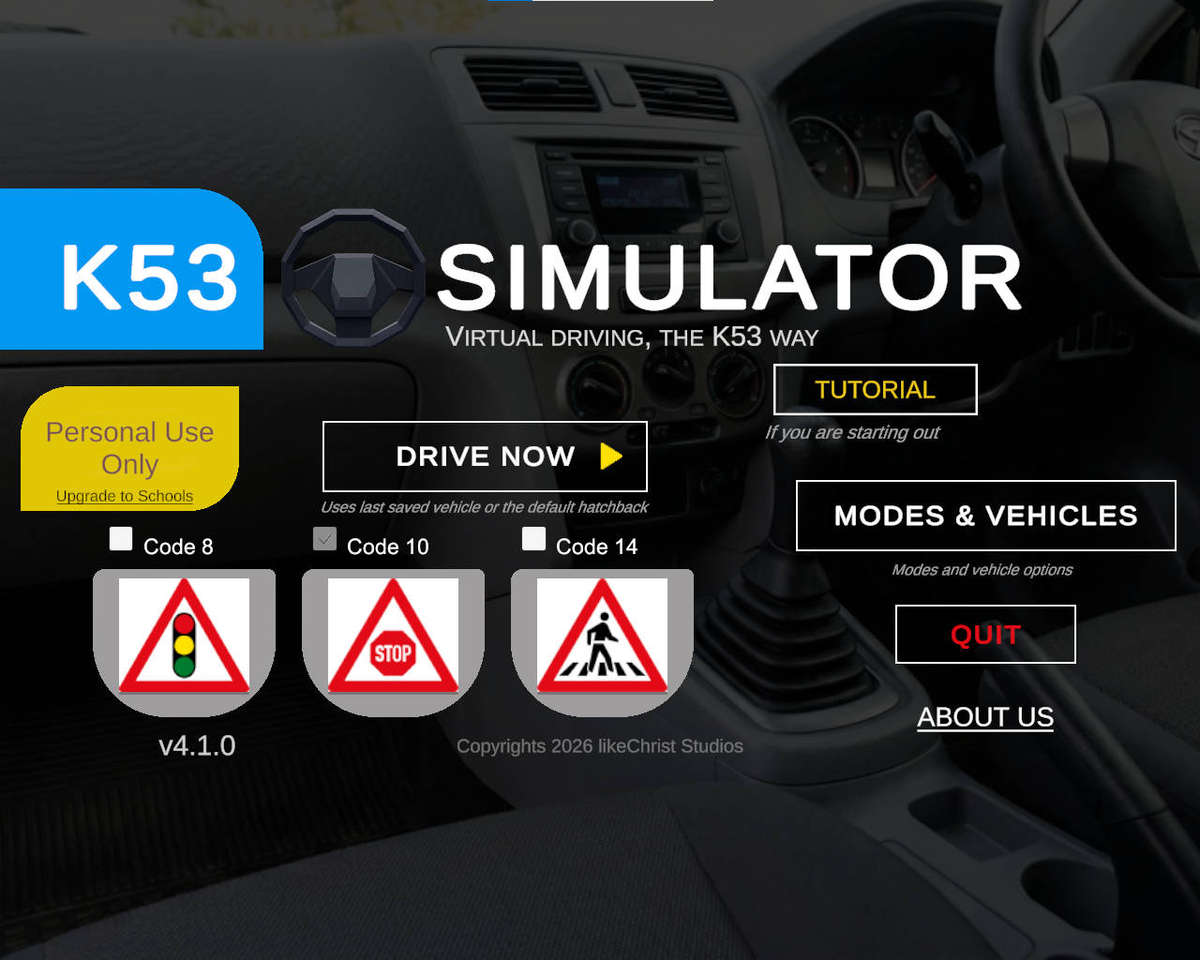 K53 Simulator: K53 Virtual Driving Trainer (2 years Personal License)