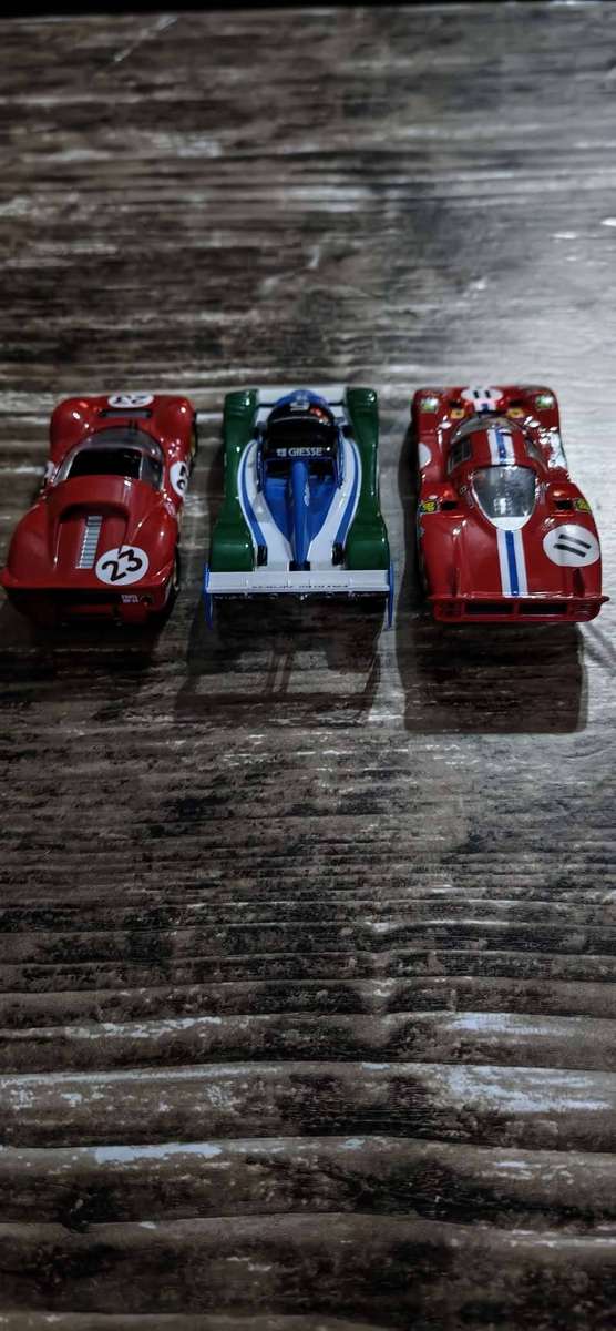 Racing Ferrari cars