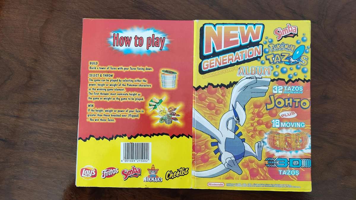 Complete Pokemon Jotho album