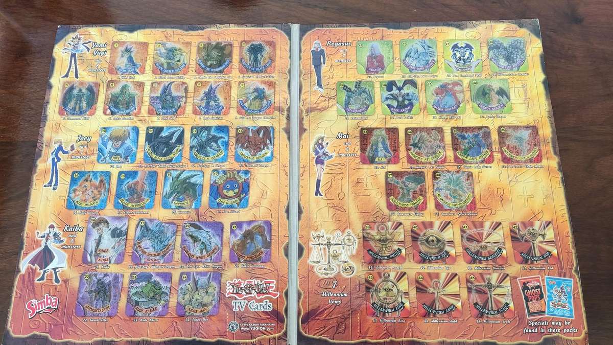 Yu-Gi-Oh! Tv cards collecters album