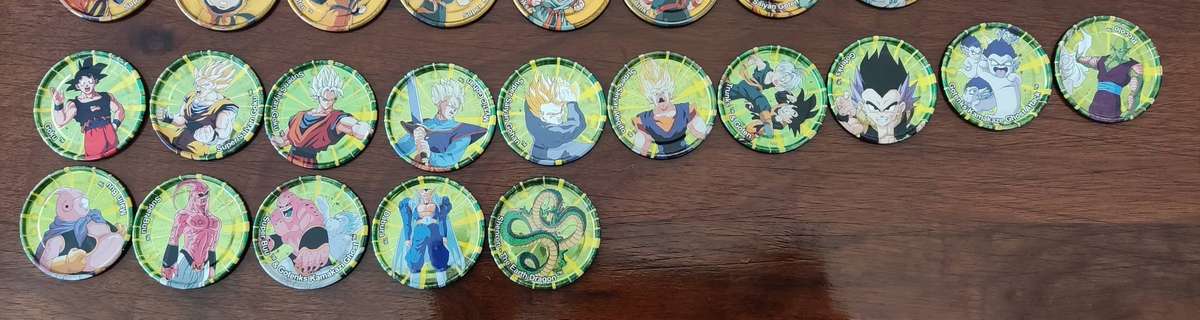Dragon ball Z metal tazos complete