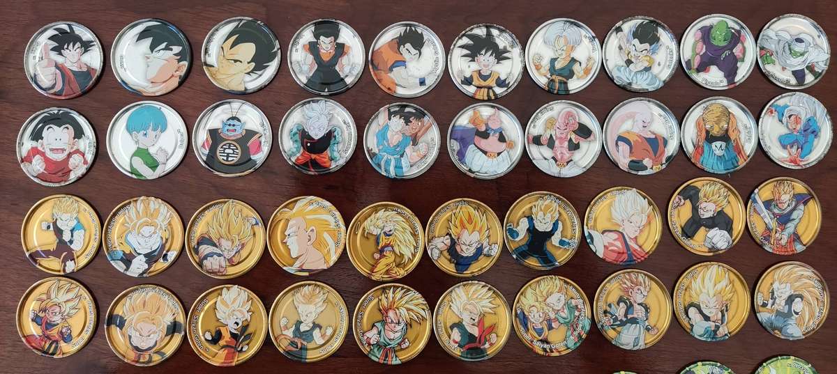 Dragon ball Z metal tazos complete