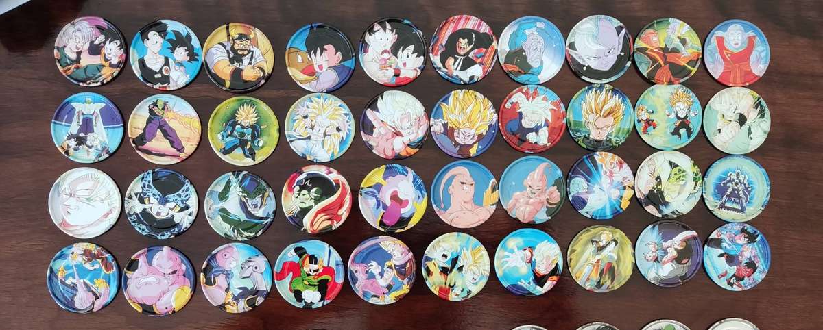 Dragon ball Z metal tazos complete
