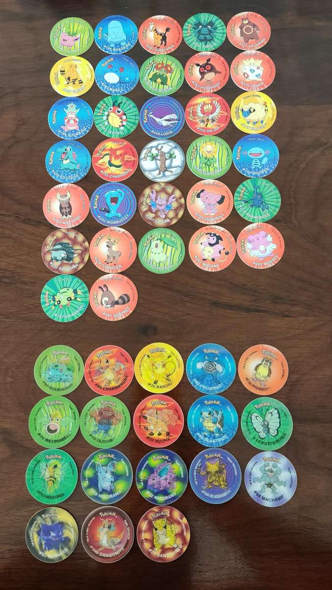 Pokemon Tazo entire collection complete