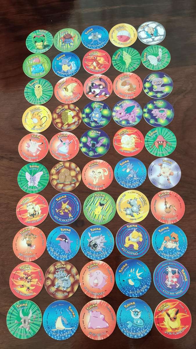Pokemon Tazo entire collection complete