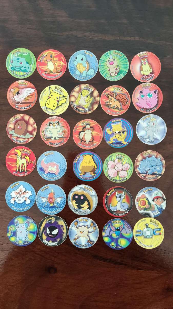Pokemon Tazo entire collection complete