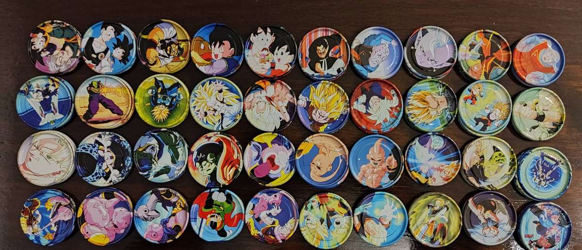 Dragon Ball Z tazos complete collection