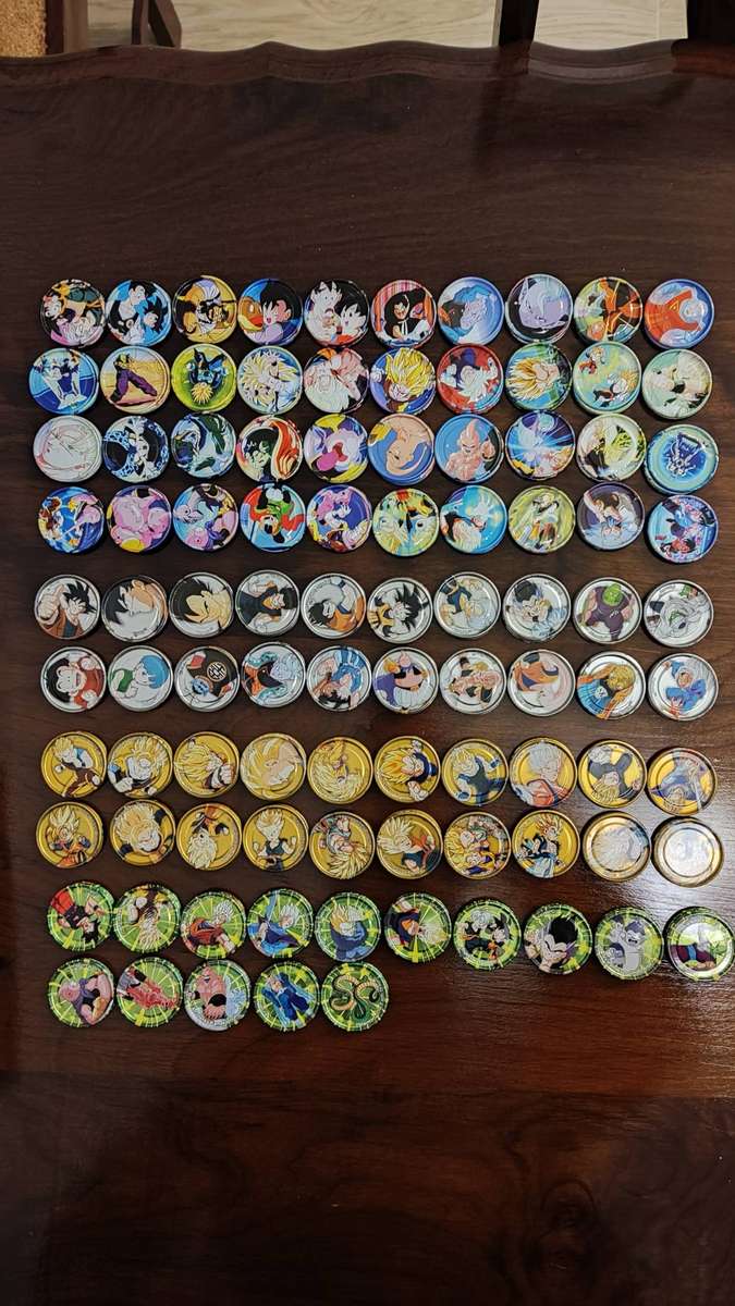 Dragon Ball Z tazos complete collection