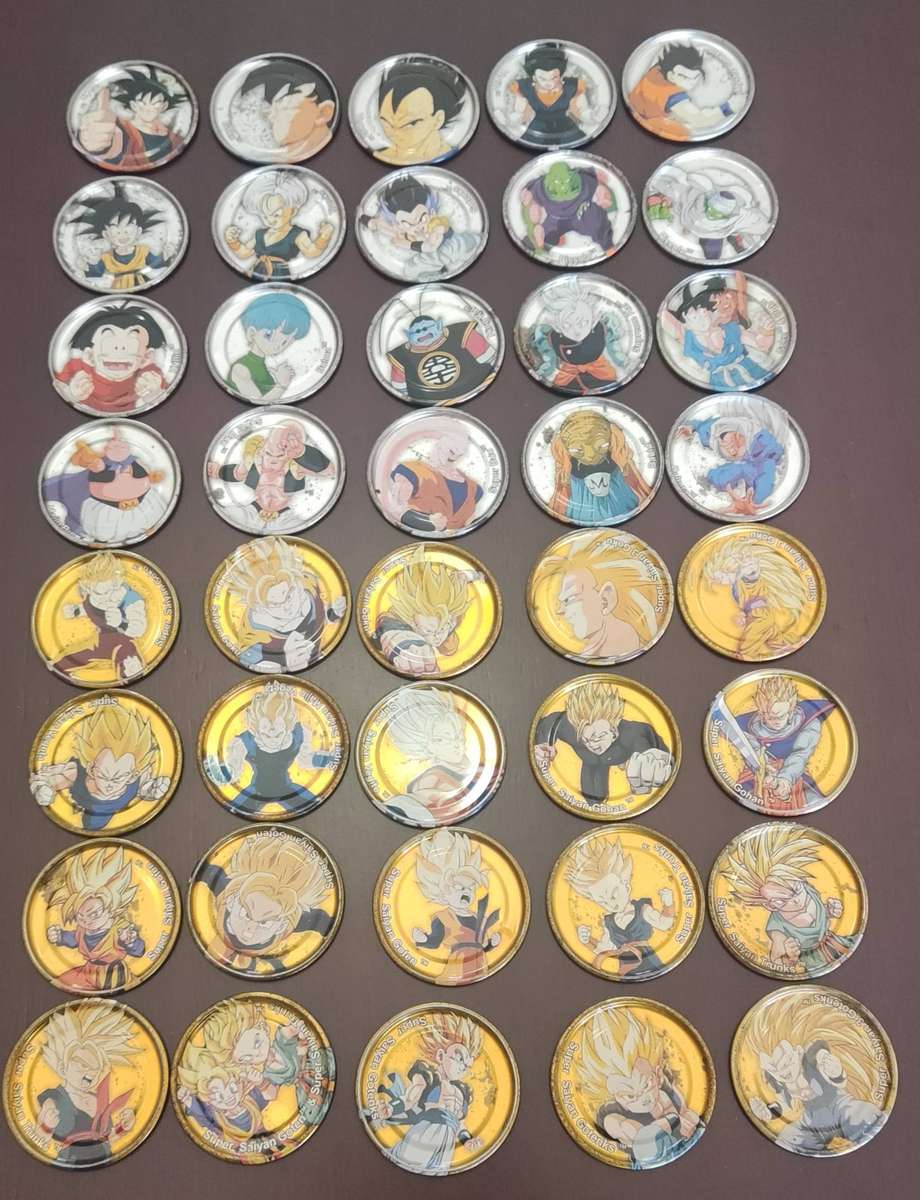 Dragon ball Z metal tazos