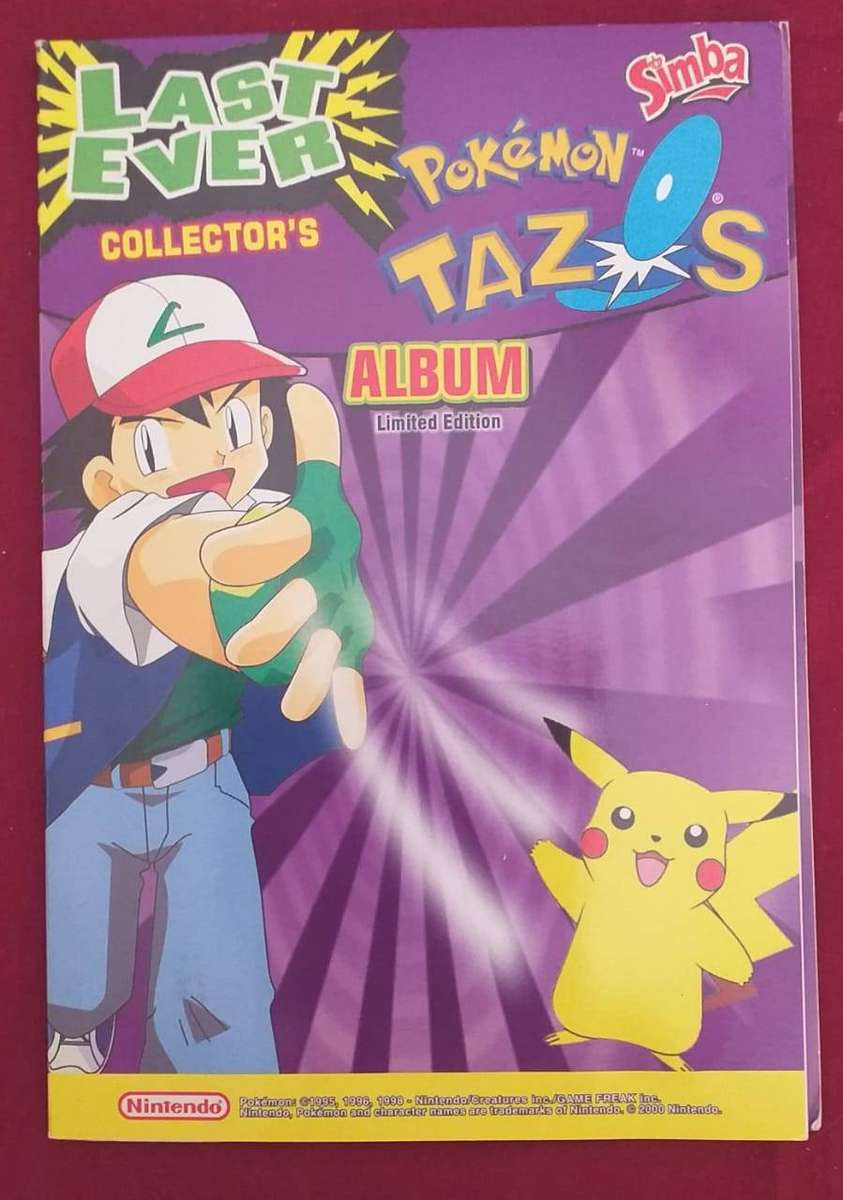 Pokemon tazo album collection
