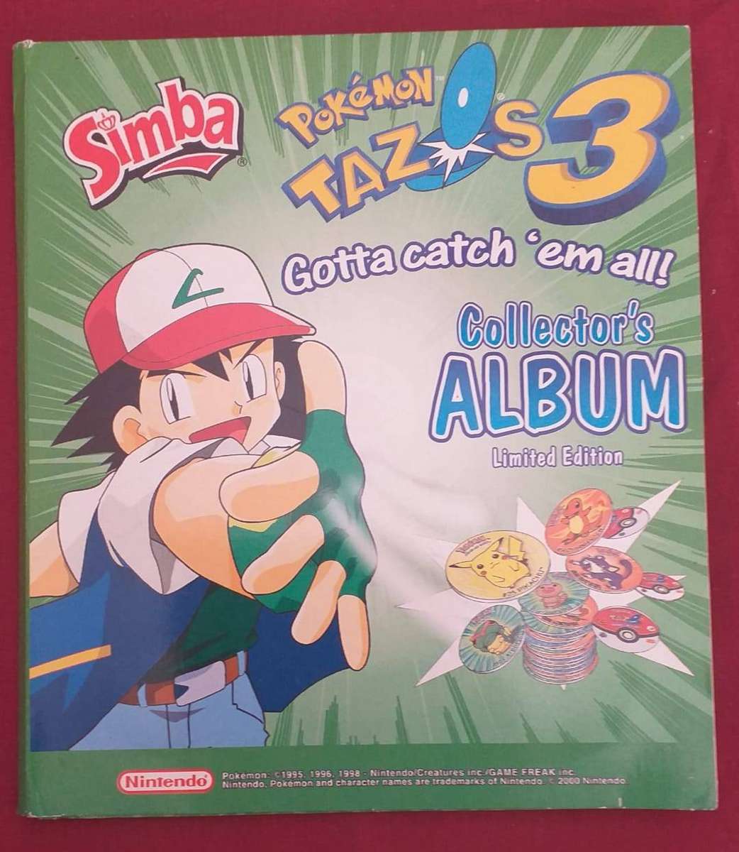 Pokemon tazo album collection