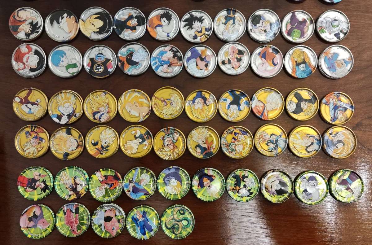 Dragon ball Z metal tazos complete set