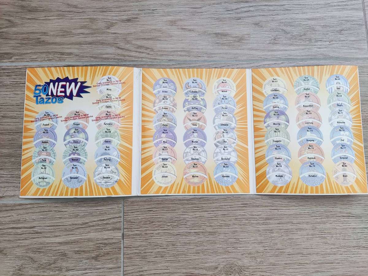 Pokemon 2 tazo album EMPTY