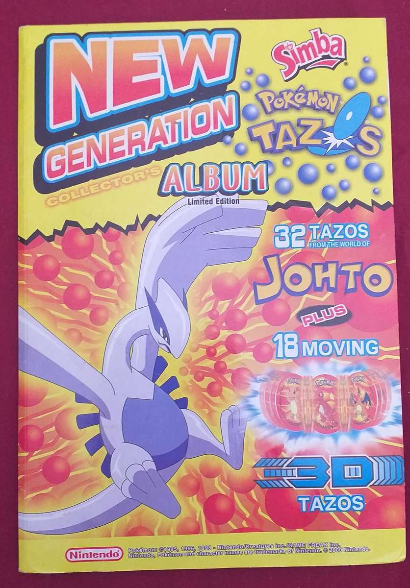 Pokemon tazo album collection