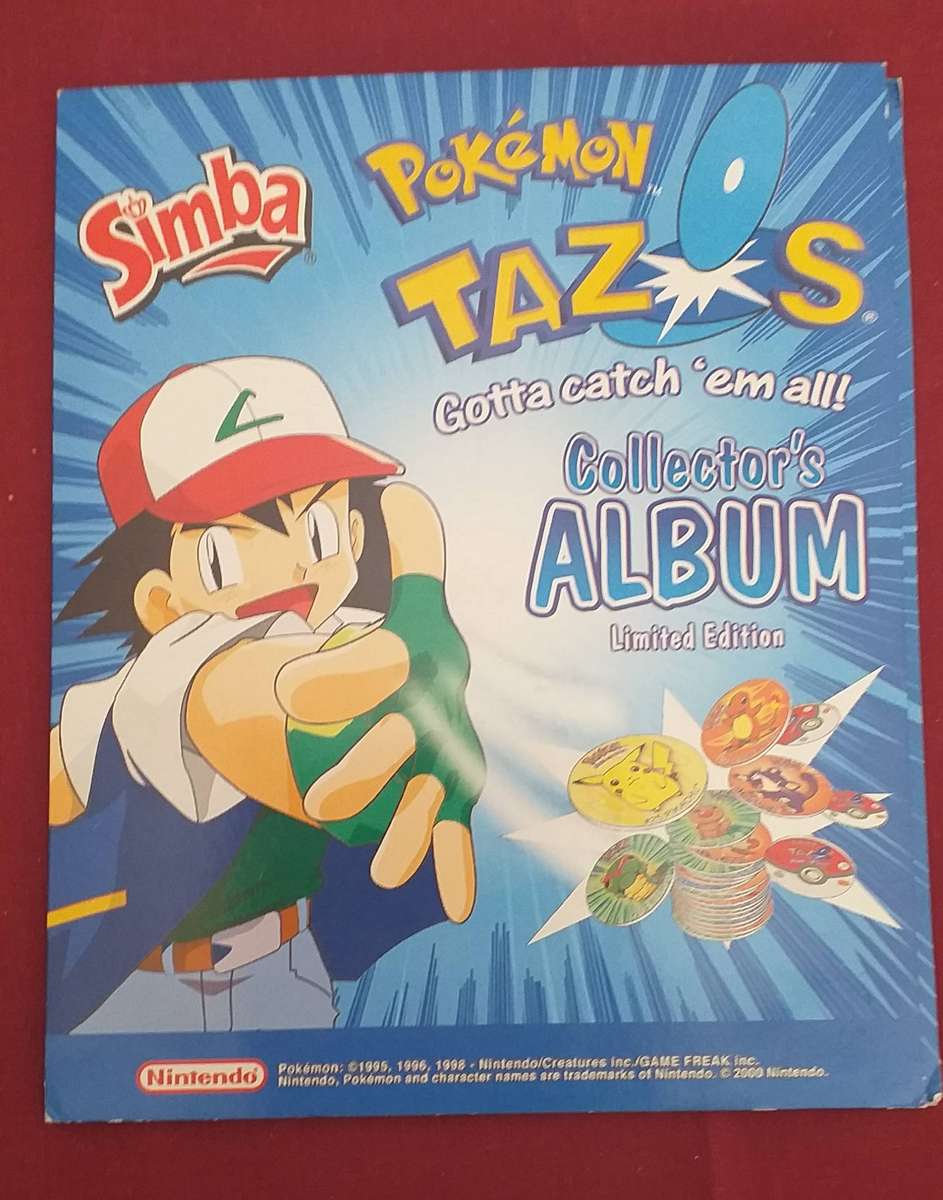 Pokemon tazo album collection
