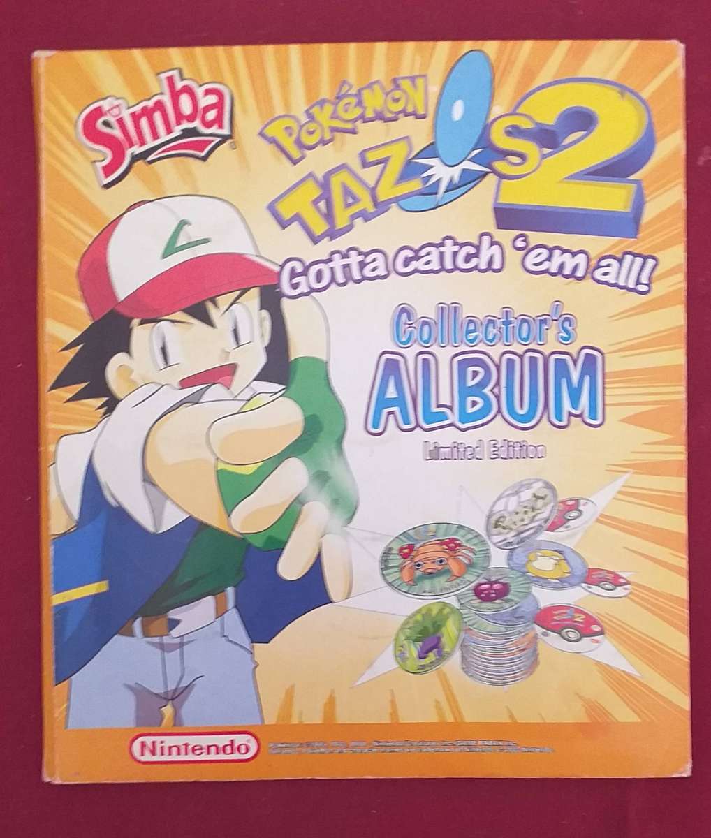 Pokemon tazo album collection