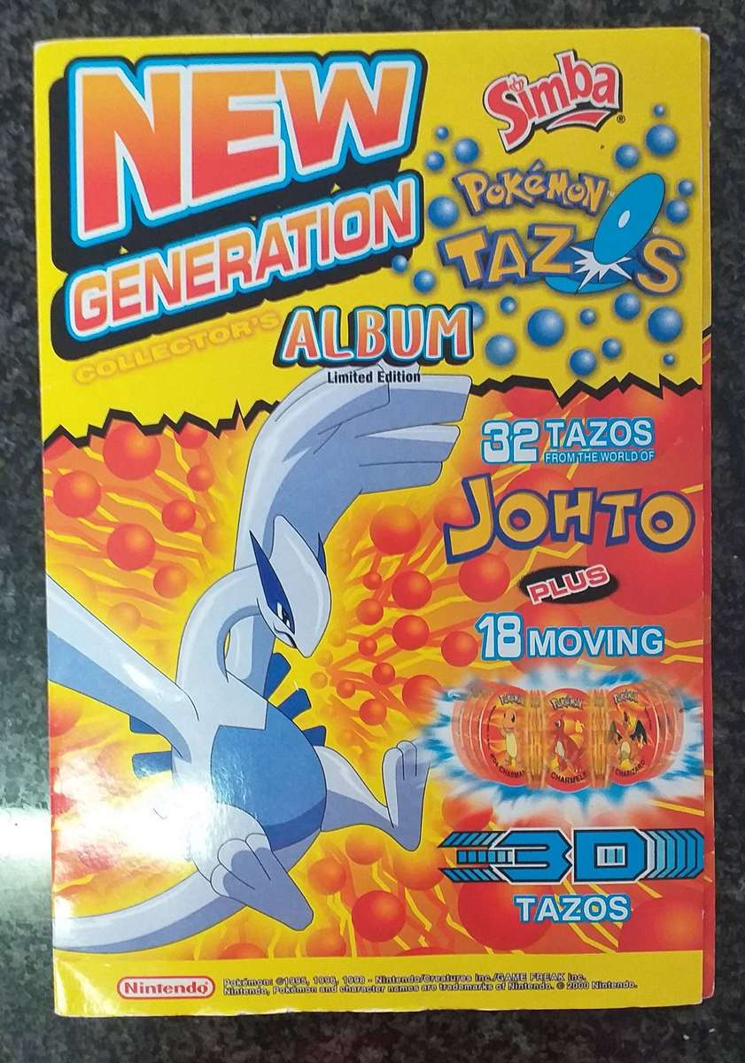 Pokemon tazoJotho Album complete