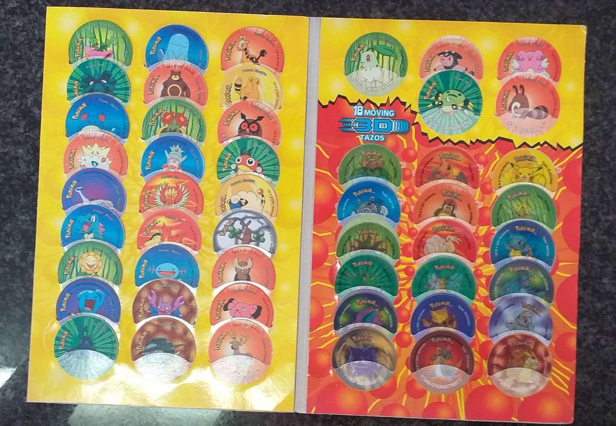 Pokemon tazoJotho Album complete