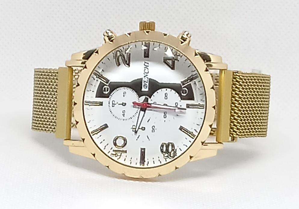 Golden tone fashion watch
