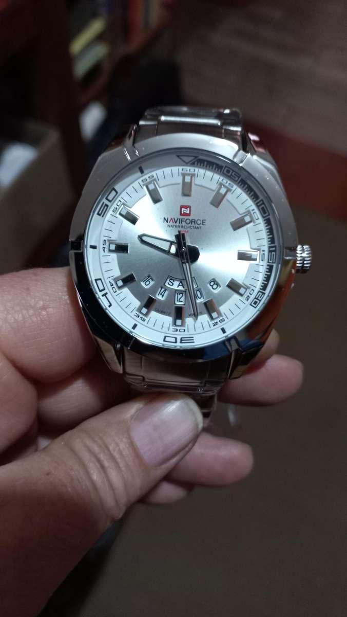 Branded authentic Naviforce watch - Full stainless steel and waterproof
