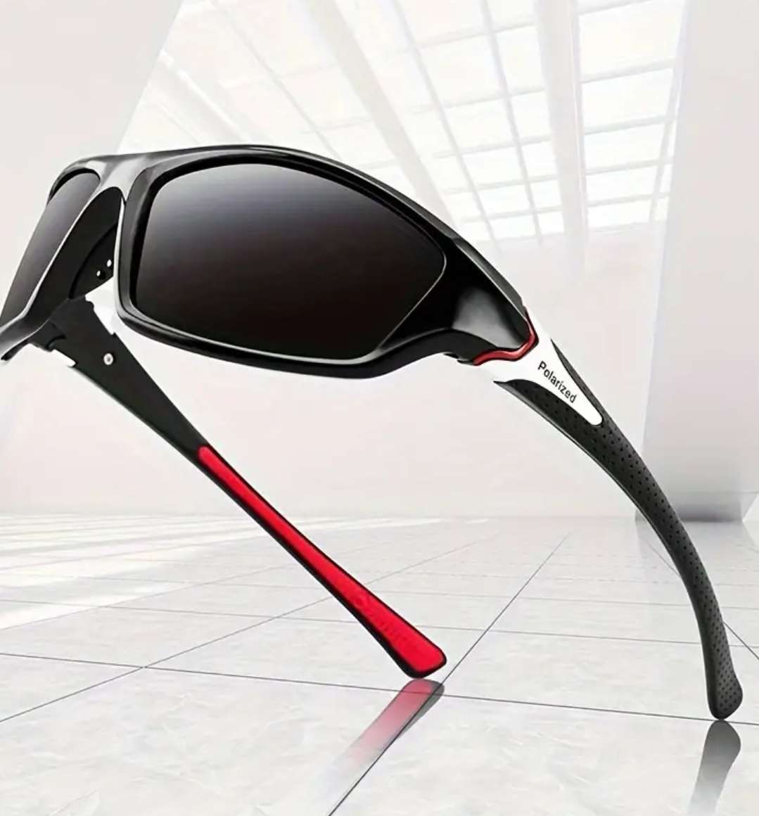 Polarized unisex sport sunglasses and protective case