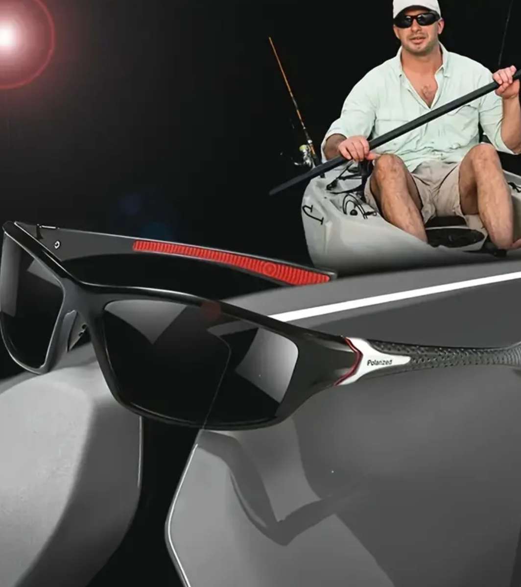 Polarized unisex sport sunglasses and protective case