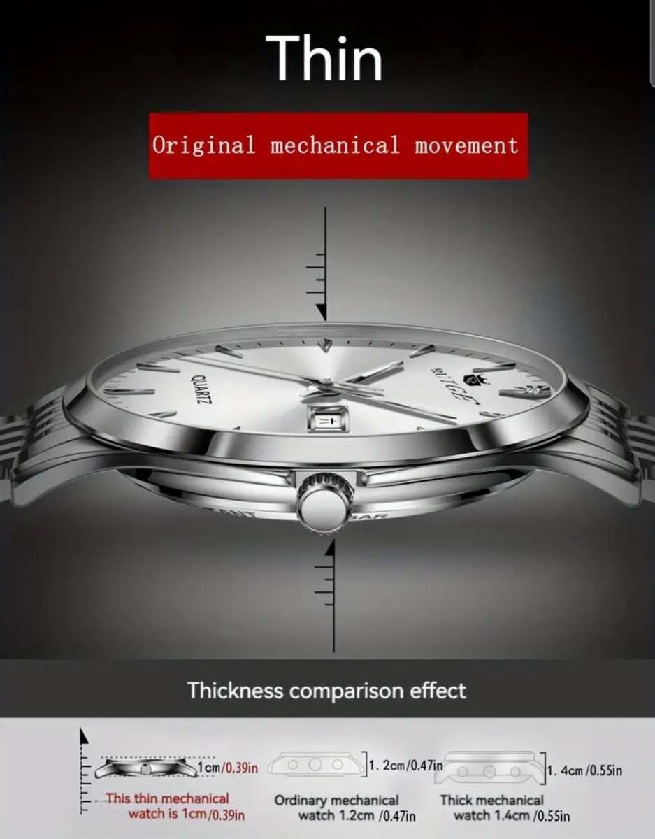 Full stainless steel watch waterproof - amazing quality