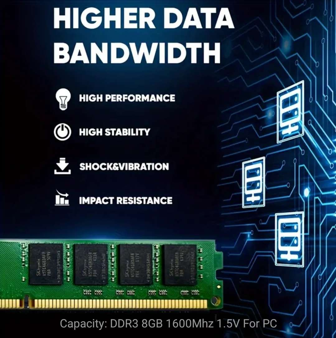 DDR3 8GB 1600MHz RAM
