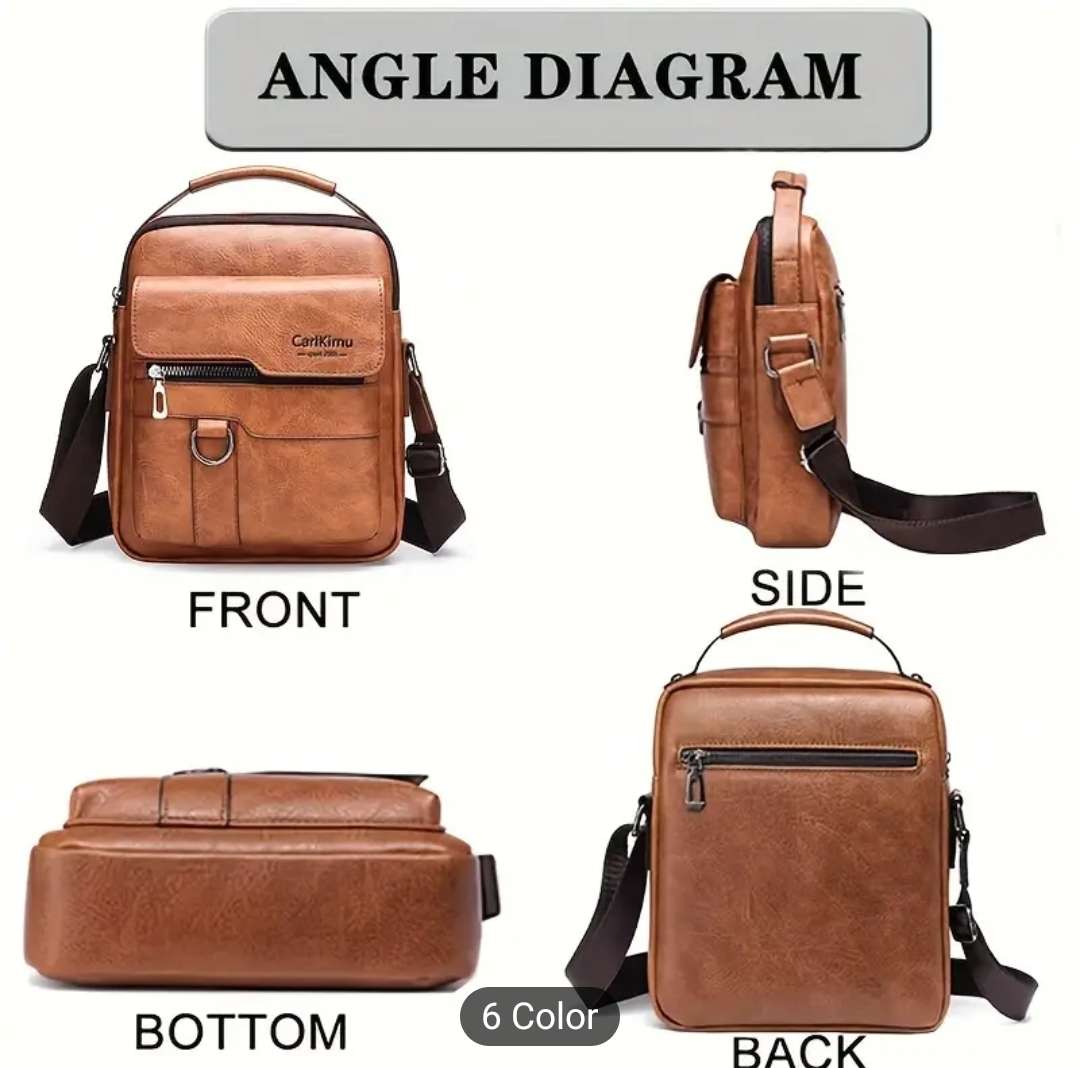 Unisex Vertical shoulder bag