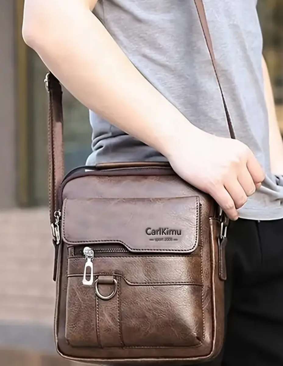 Unisex Vertical shoulder bag