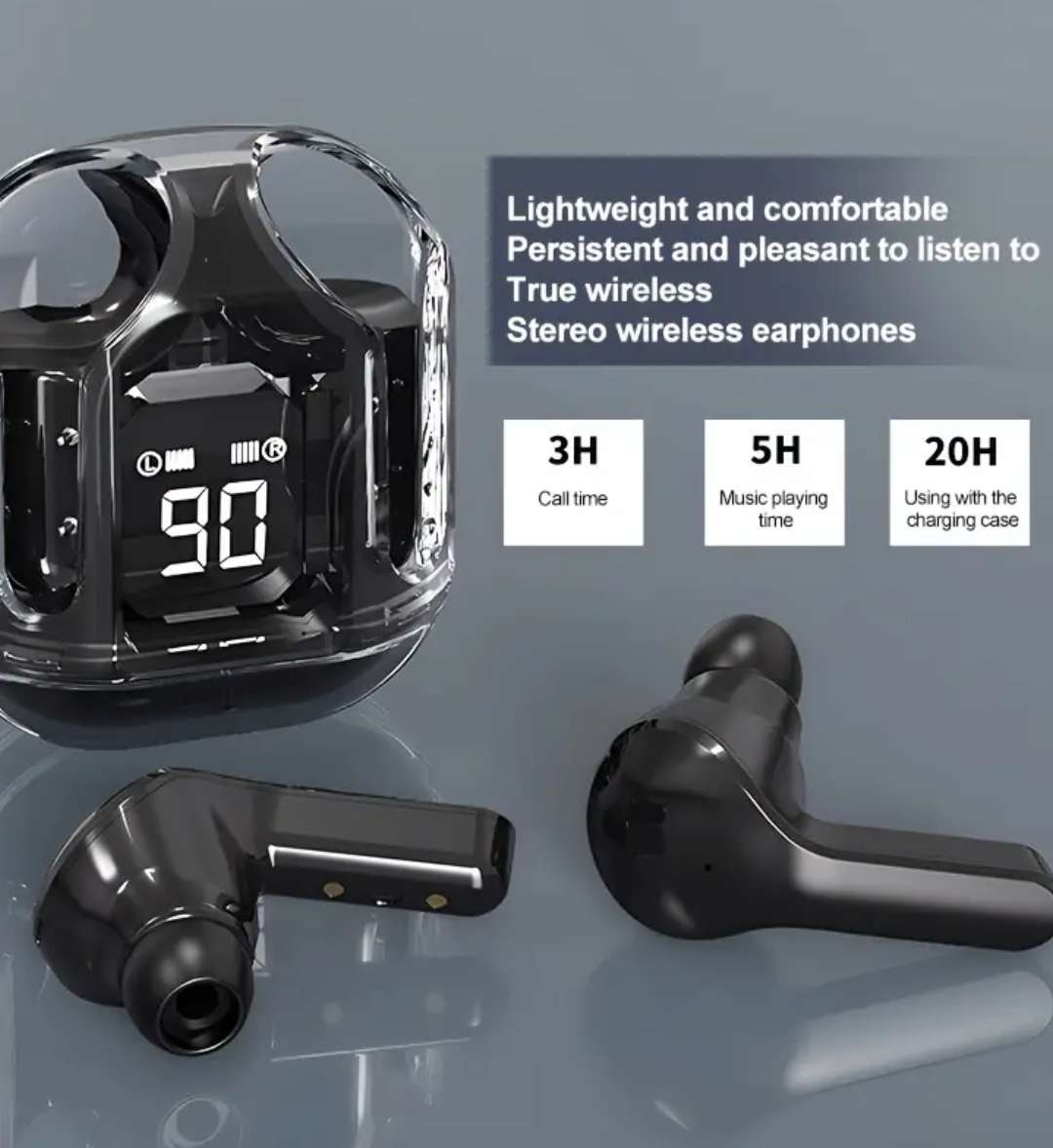 TWS earphones and power bank