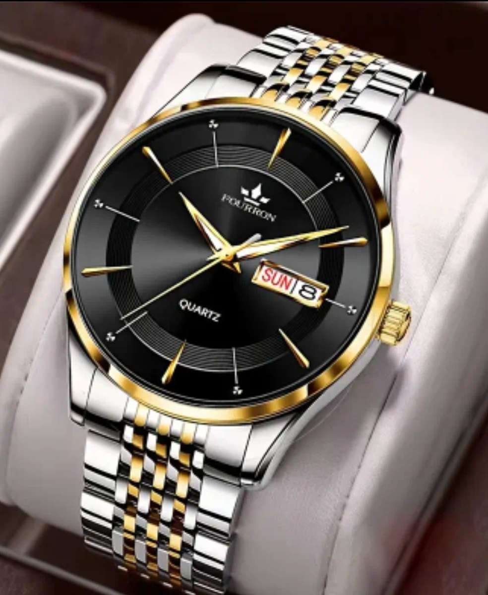 High end stainless steel Quartz water resistant watch