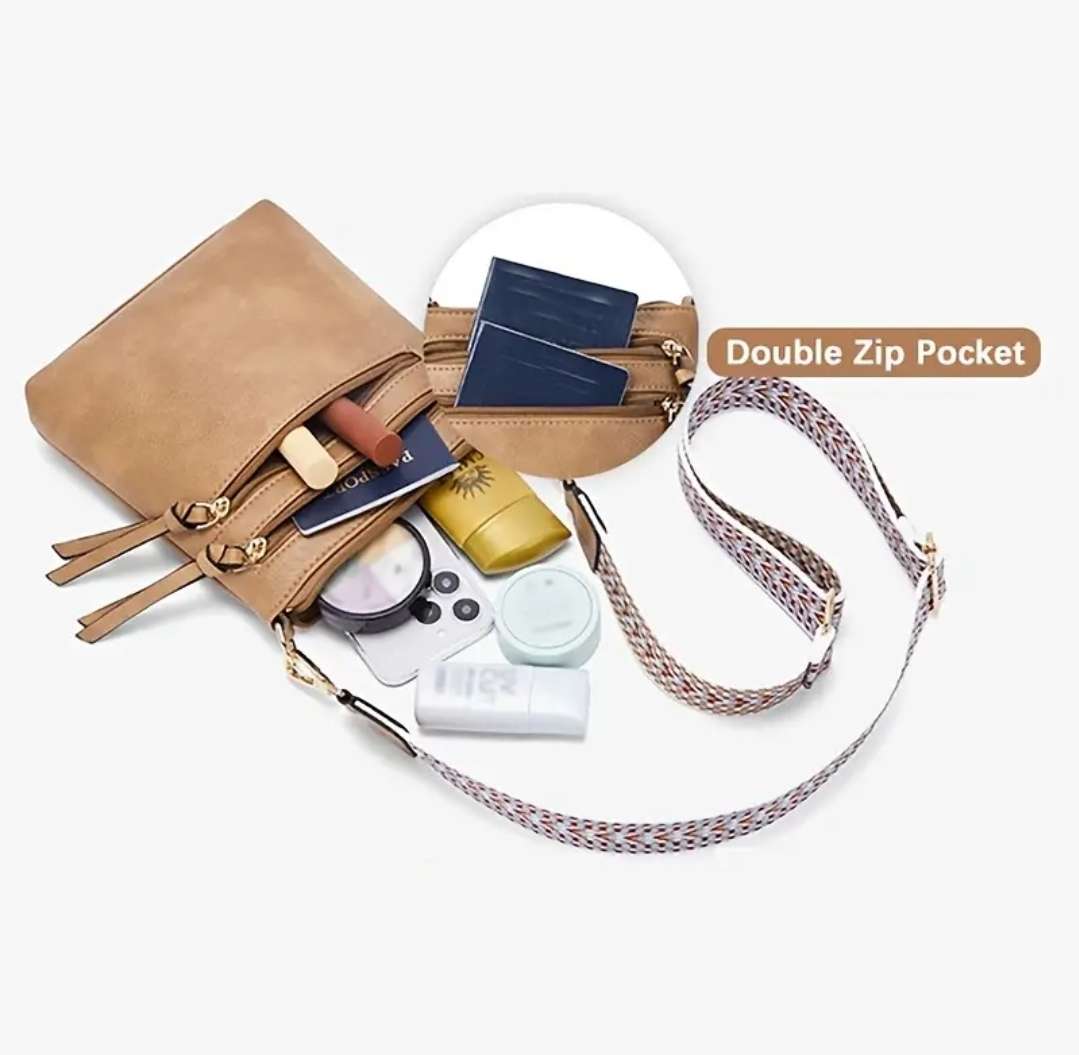 Chic urban messenger shoulder bag